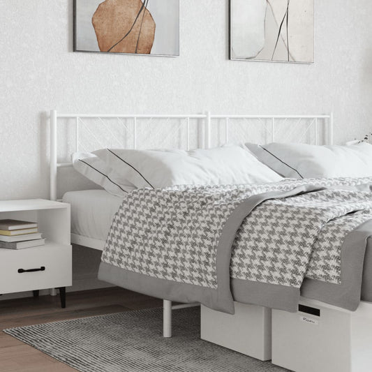 NNEVL Metal Headboard White 183 cm-0