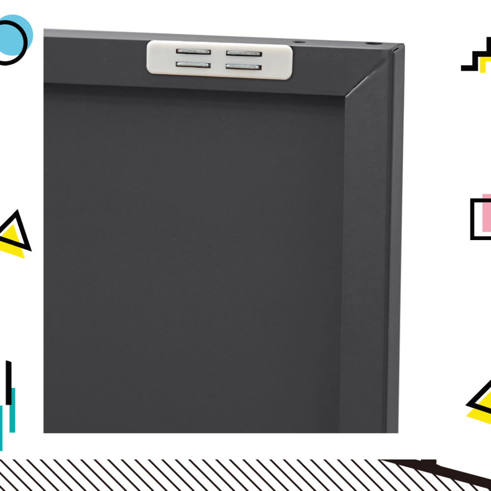 NNEDSZ Artiss Buffet Sideboard Metal Cabinet - BASE Charcoal-3