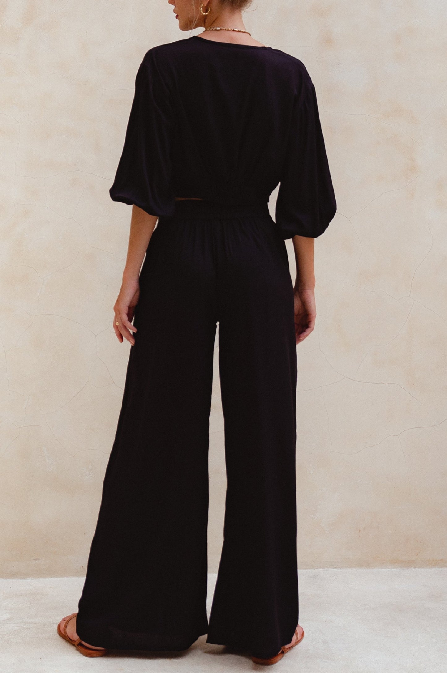 Fatima Wide Leg Pants (Sale)-1