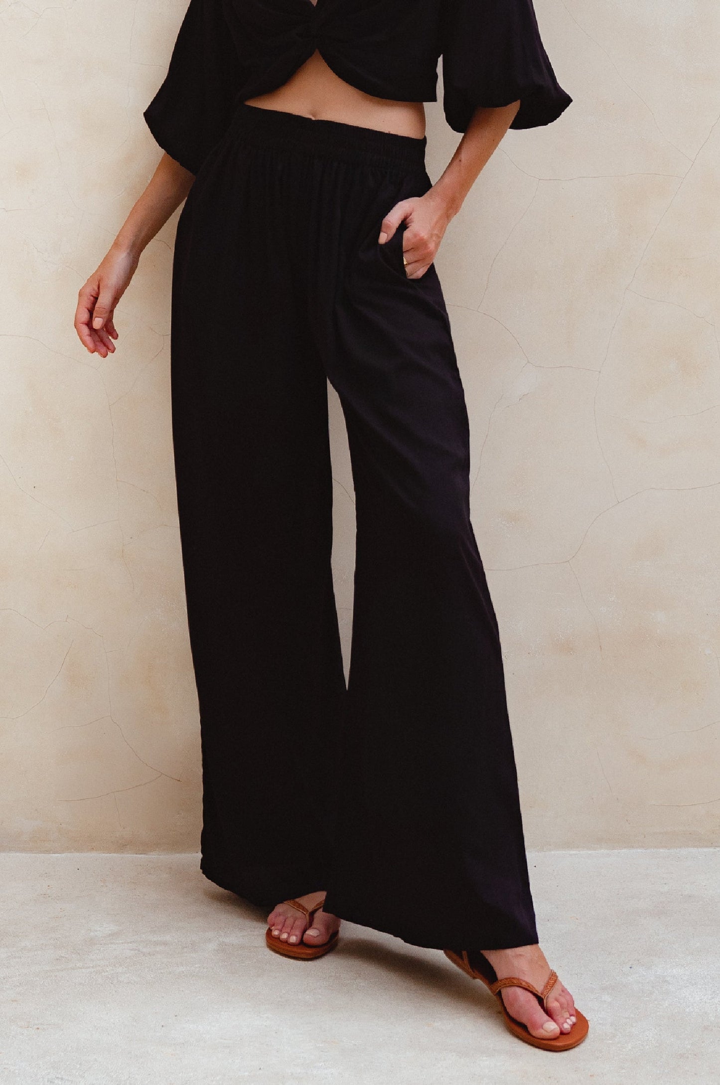 Fatima Wide Leg Pants (Sale)-3