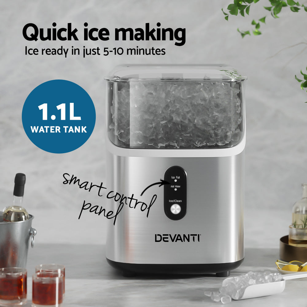 NNEDSZ Ice Maker Machine 15kg Nugget Ice Cube-3