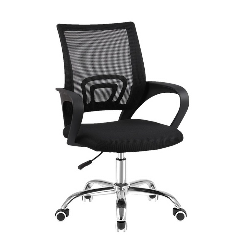 NNEDSZ Office Chair Gaming Chair Computer Mesh Chairs Executive Mid Back Black-0