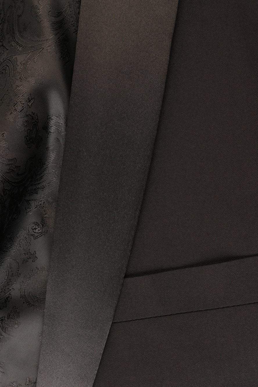 "London" Black Tuxedo Jacket-1