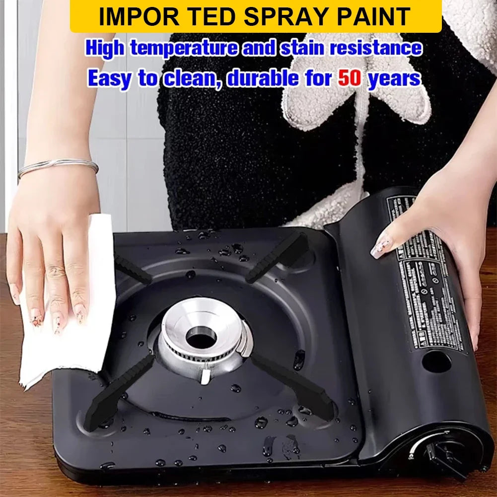 Single-Burner Camping Gas Stove Black-4