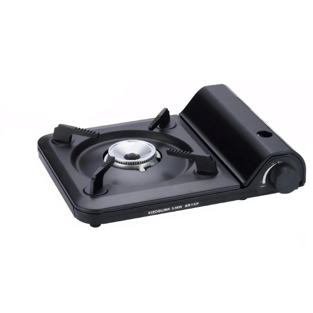 Single-Burner Camping Gas Stove Black-0