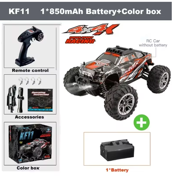 4WD Off-Road RC Car Brushless Remote Control Truck-2