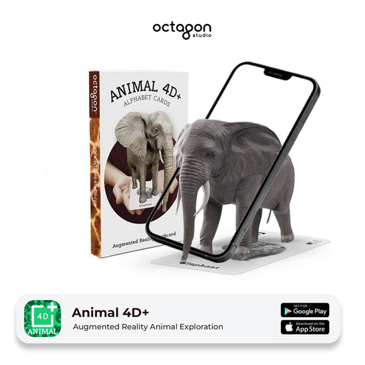 Animal 4D+ Augmented Reality Cards-0
