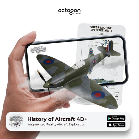 Aircraft 4D+ Augmented Reality Cards-0