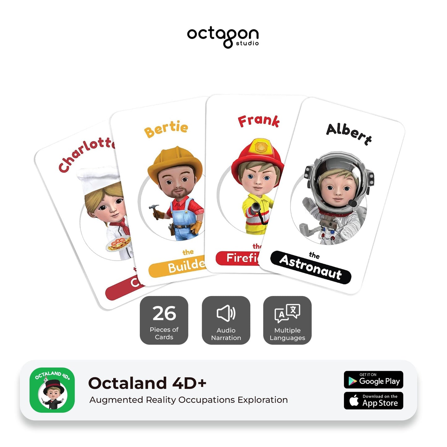 Octaland 4D+ Augmented Reality Cards-1