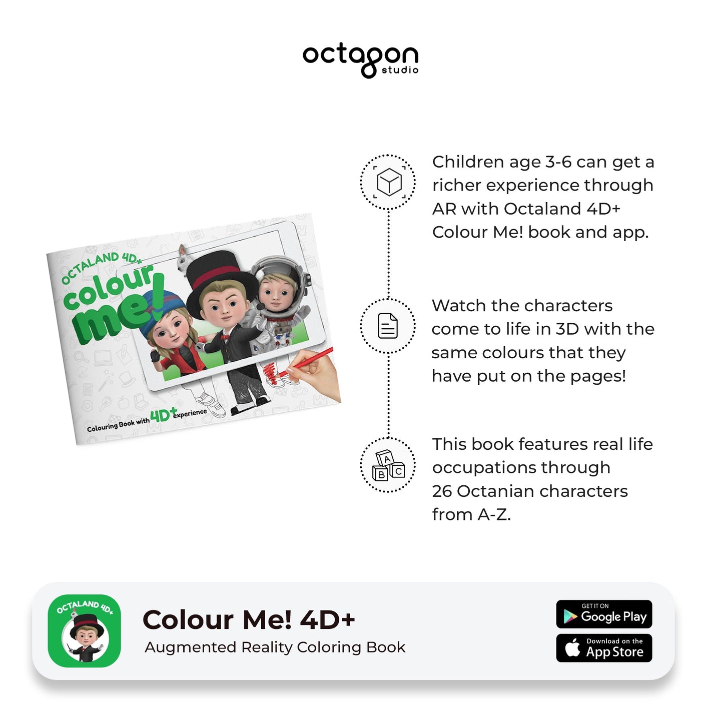 Octaland ColourMe!  Augmented Reality Coloring Book-4