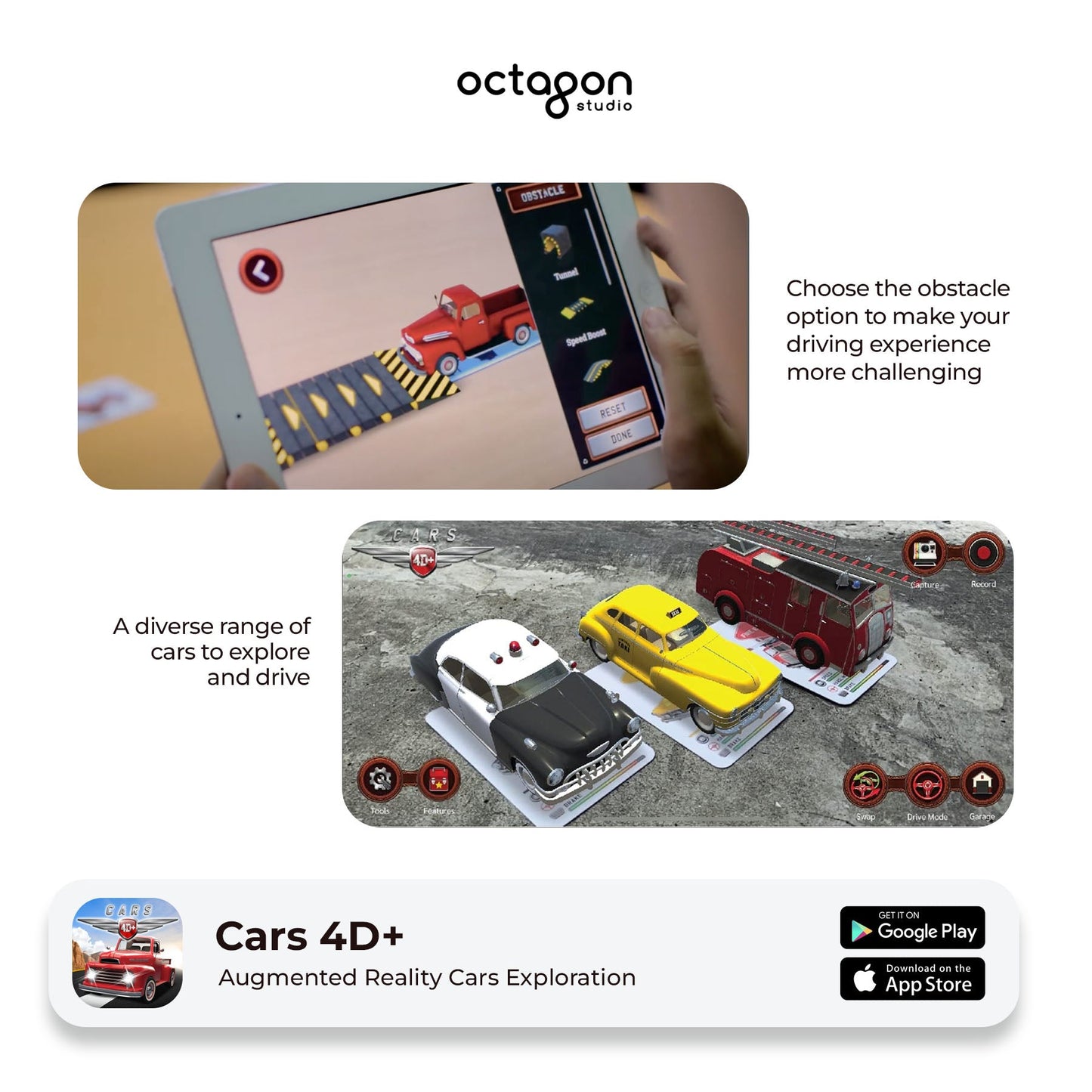 Cars 4D+ Augmented Reality Cards-4