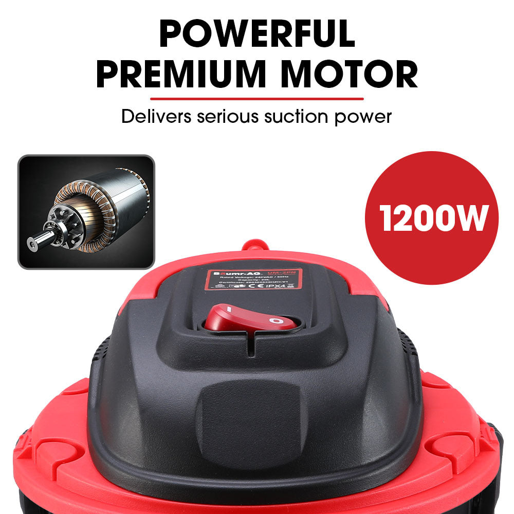 NNEMB 20L 1200W Wet and Dry Vacuum Cleaner-with Blower-for Car-Workshop-Carpet-3