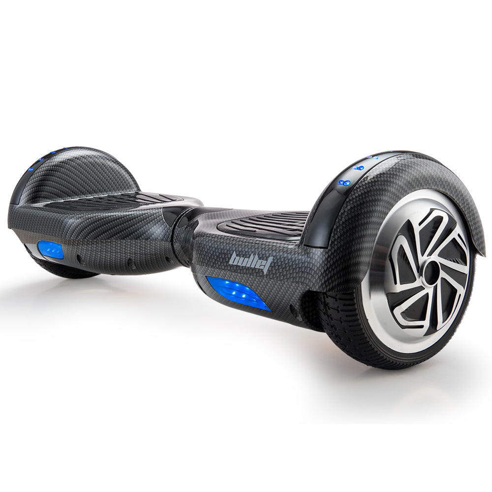 NNEMB Gen III Hoverboard Scooter 6.5 Wheels-Colour LED Lighting-Carry Bag-Carbon Fiber style-0