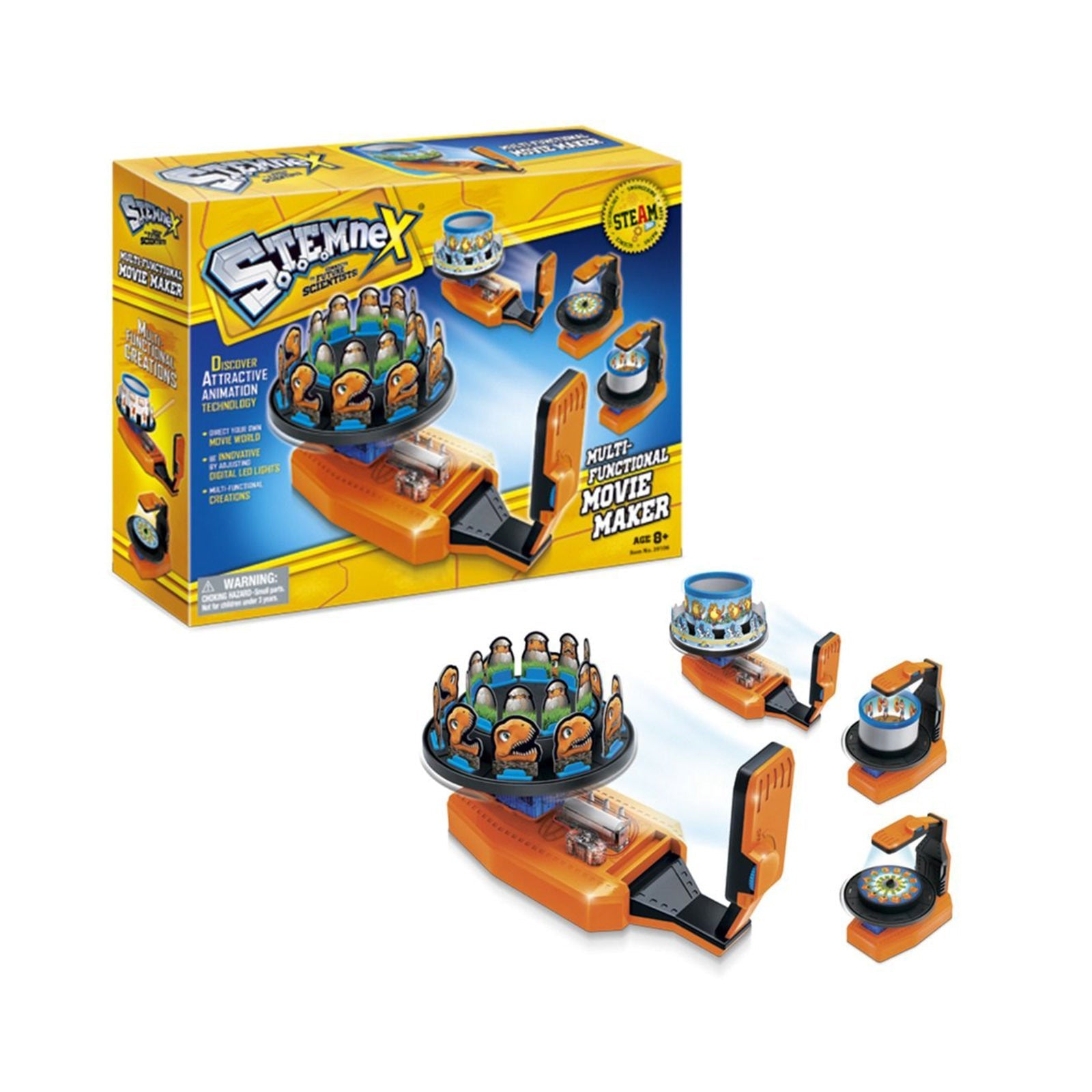 NNEDSZ Stemnex Multi-Functional Movie Maker STEM Toy - Build Your Own Educational Construction Kit-0