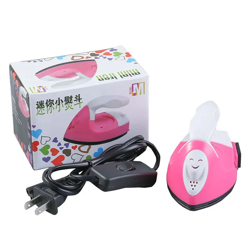 NNEDSZ NNEOBA Mini Portable Ironing Iron - Compact Heat Press Machine-4