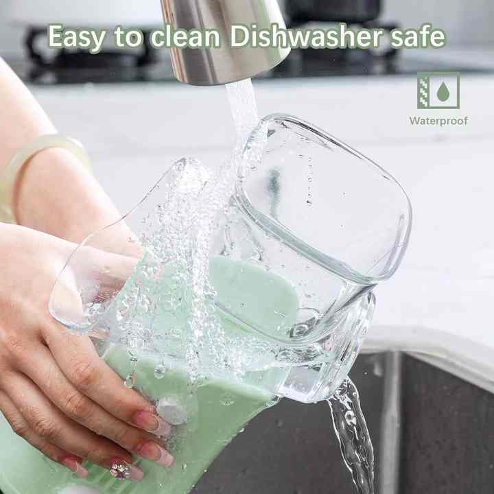 NNEDSZ Green 10-in-1 Manual Vegetable Slicer with Interchangeable Blades - Multifunctional Rotary Grater and Shredder for Kitchen Use-4