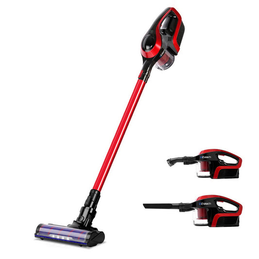 NNEDSZ 150W Handstick Vacuum Cleaner - Red and Black-0