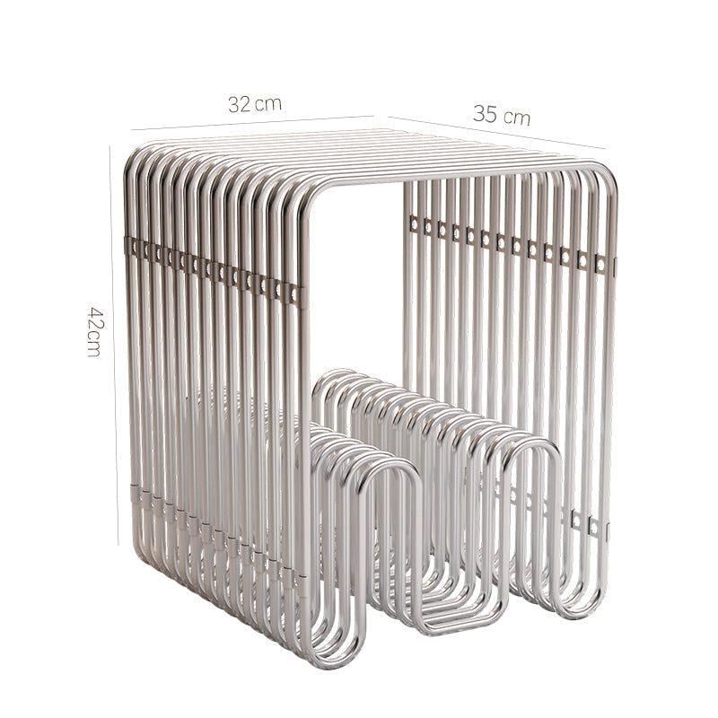 Minimalist Metal Magazine Rack-5