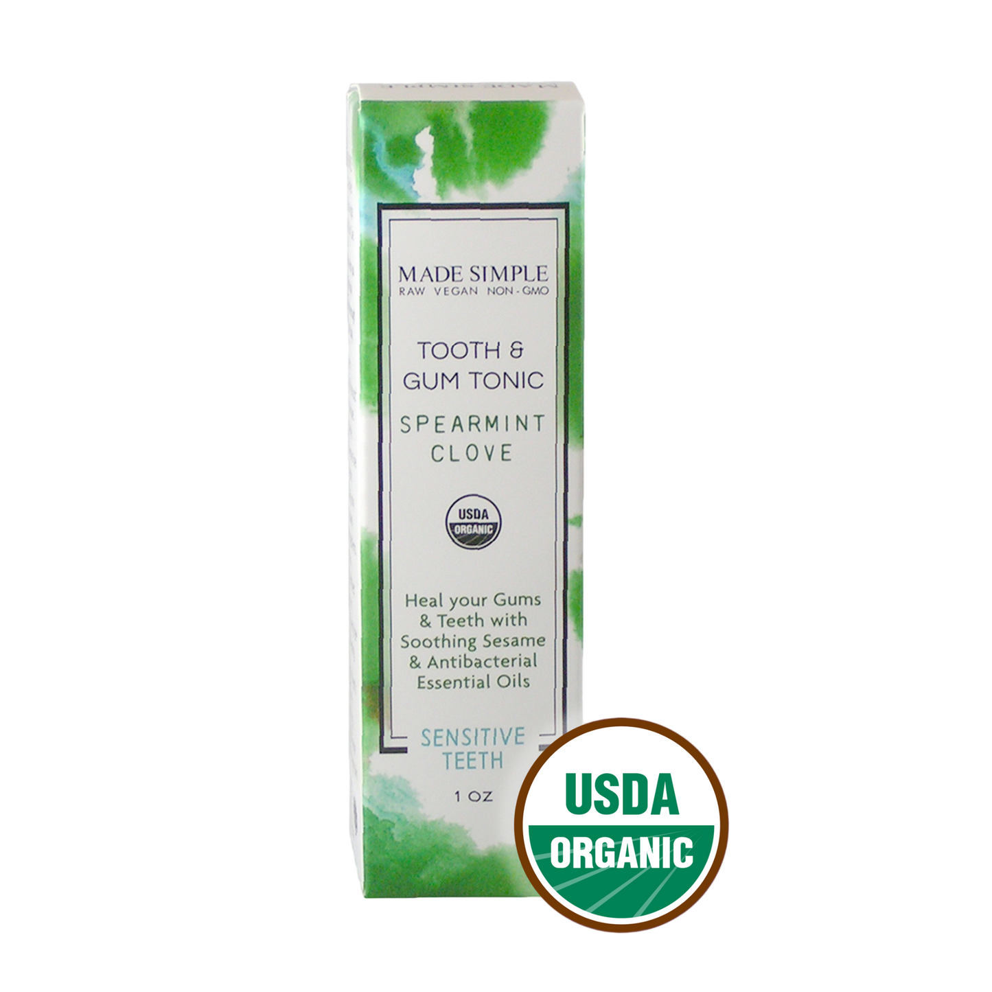 Spearmint Clove Tooth & Gum Tonic - Certified Organic, Vegan & Cruelty-free-3