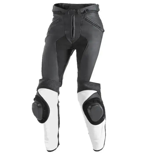 Motorcycle Leather Riding Pants-0