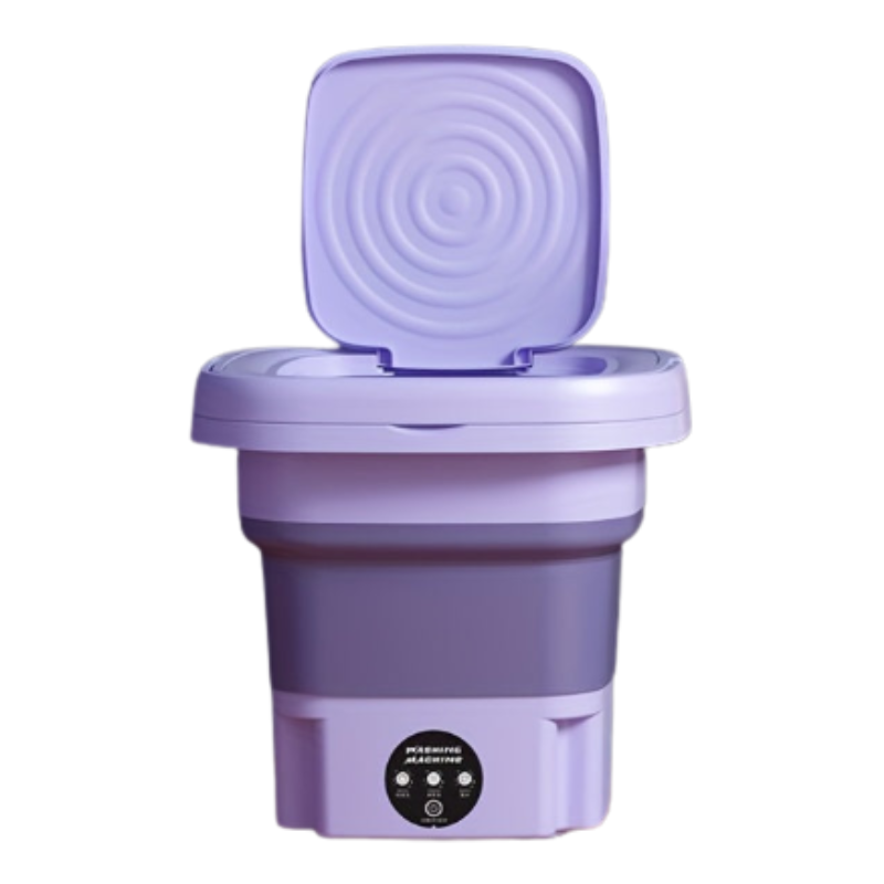 NNETM Collapsible Mini Washing Machine 8L for Travel & Home-0