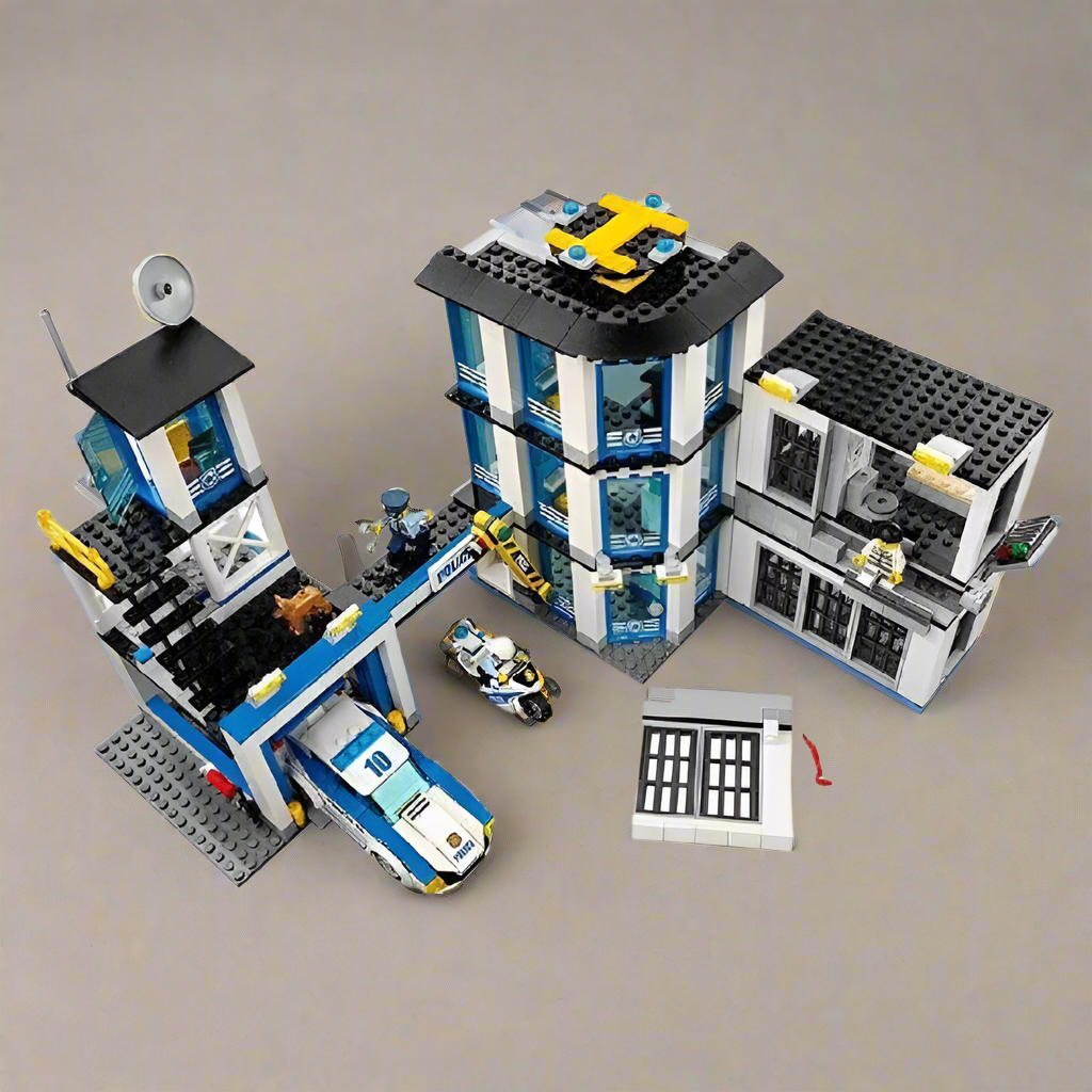 Police Station Building Blocks Toy Set (936pcs)-1