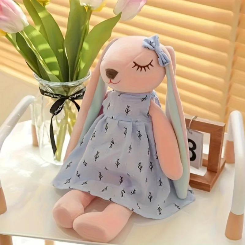 NNEOBA Cute Bunny Plush Toy Soft & Lightweight Stuffed Animal-1